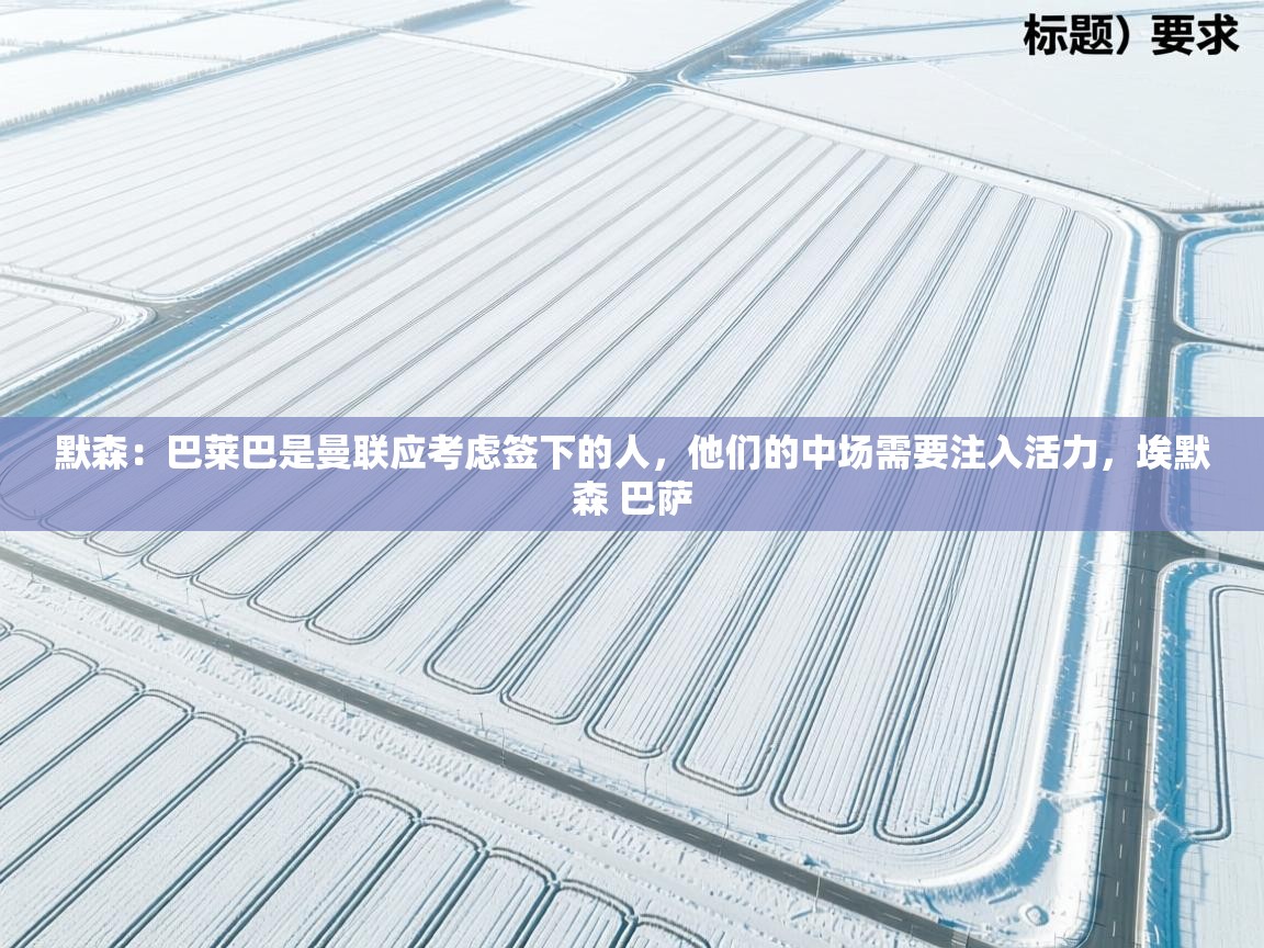 海星体育下载-默森:巴莱巴是曼联应考虑签下的人,他们的中场需要注入活力,埃默森 巴萨 第3张